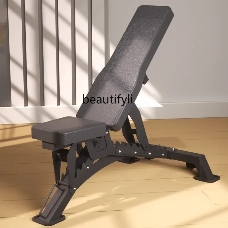 

Multifunctional Fitness, Bench Stool Adjustable Dumbbell Flat Stool Home Commercial Dumbbell Chair Fitness Equipment