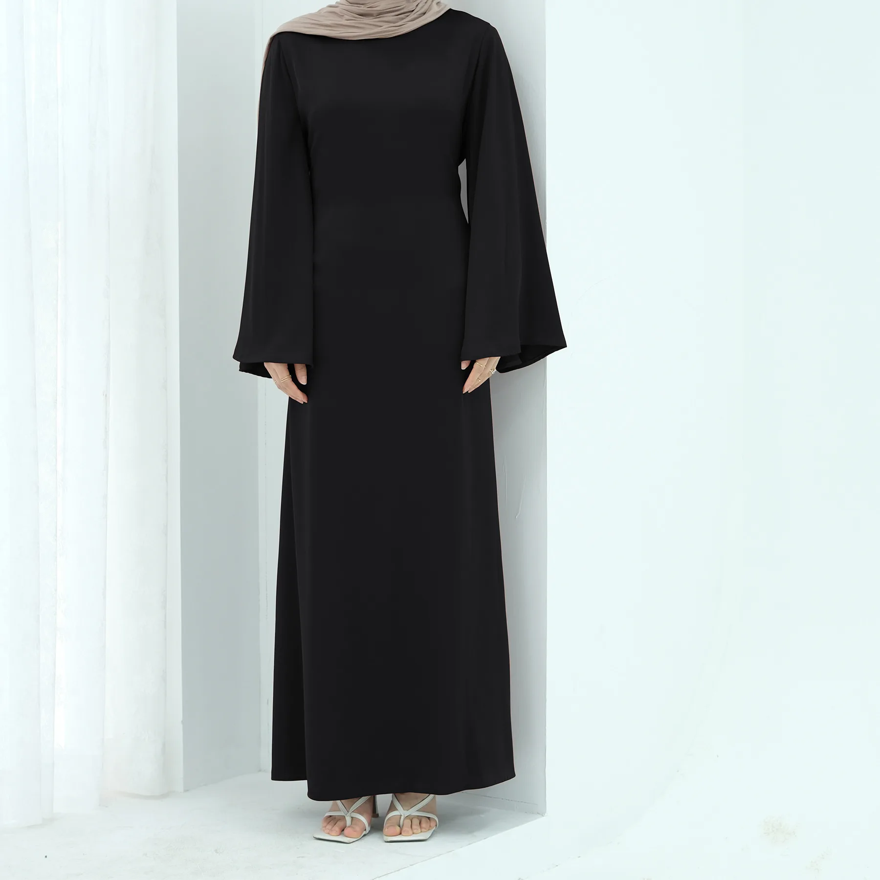 

Dubai Abaya Maxi Dress for Women Muslim Jalabiya Kaftan Turkey Caftan Robe Belt Ramadan Islamic Clothes Musulmane Femme Vestidos