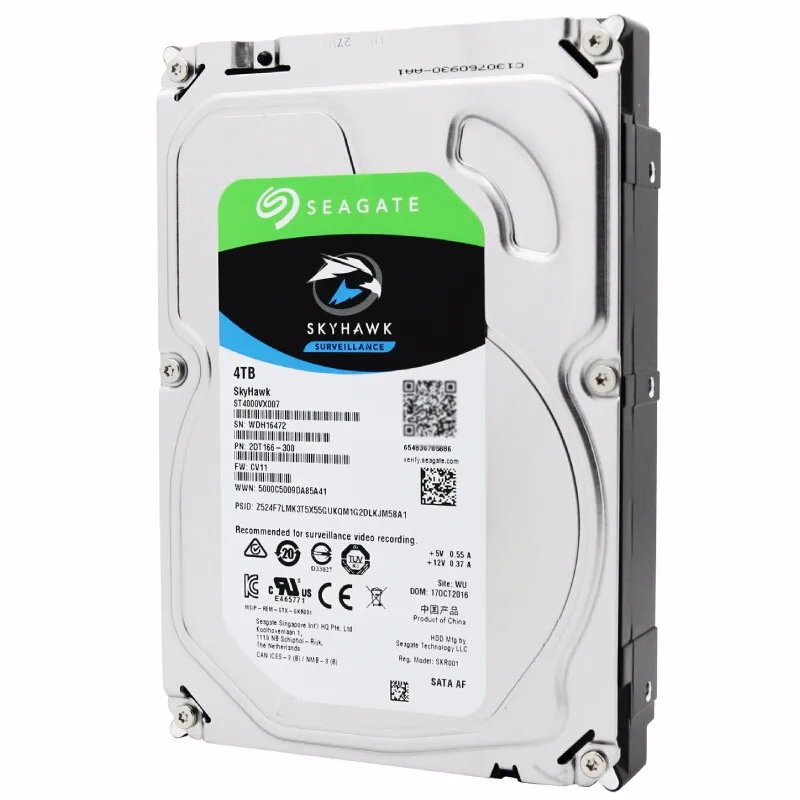 NEW 4TB Seagate SkyHawk SATA 6Gb/s 64MB 3.5