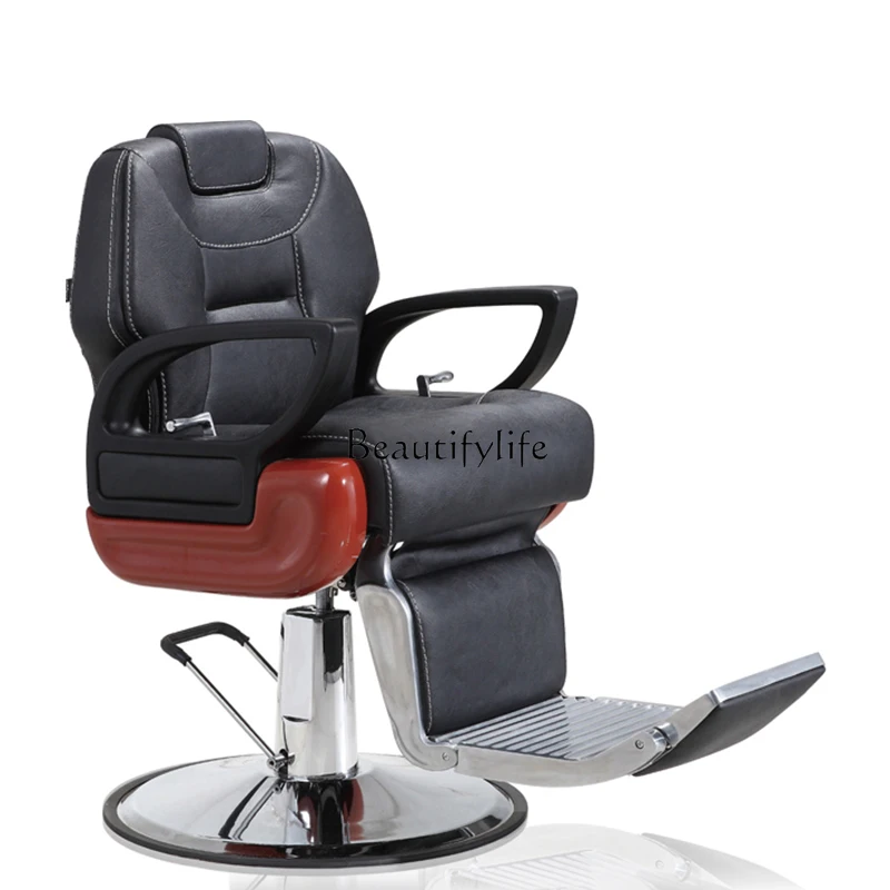 

LLuxury Hair Salon Special Adjustable Reclining Perm Dye Haircut Chair Hair Care Chair