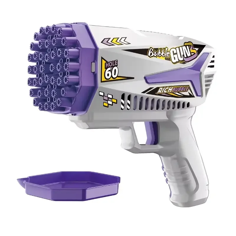 Bubble toys are a must-have for summer outdoor activities. With 60 large bubble holes, they can instantly create a dreamy bubble