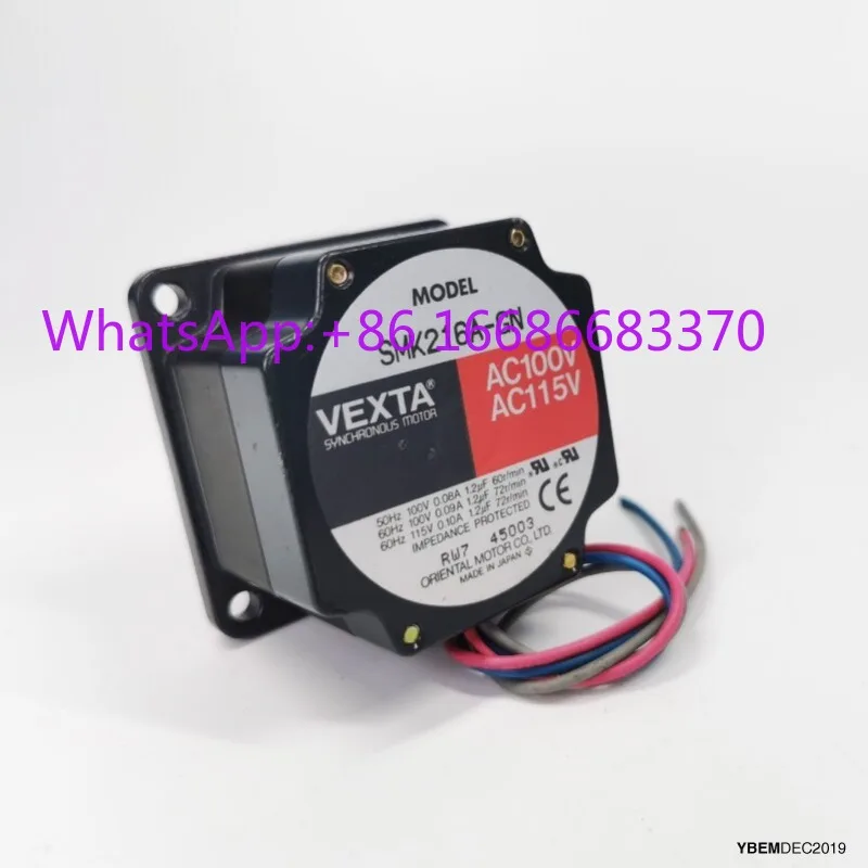 Original Japan VEXTA Oriental Synchronous Gear Motor SMK216A-GN AC100V 60r/min Low Speed