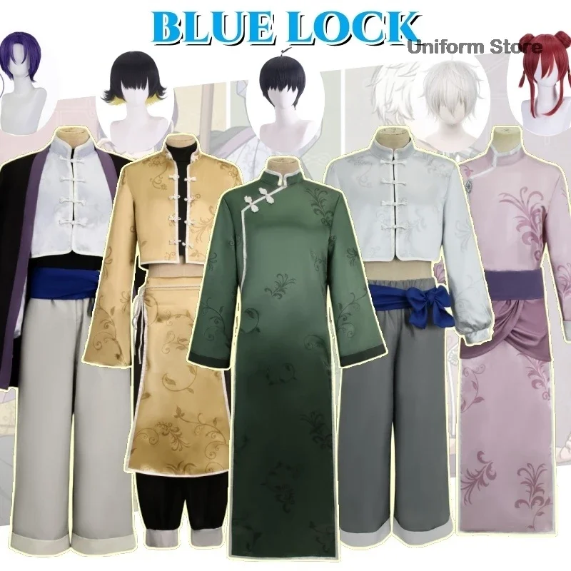 Anime BLUE LOCK Cosplay Costume Clothes Wig Uniform Cosplay Isagi Yoichi Bachira Meguru Nagi Seishiro Mikage Reo Chigiri Hyoma