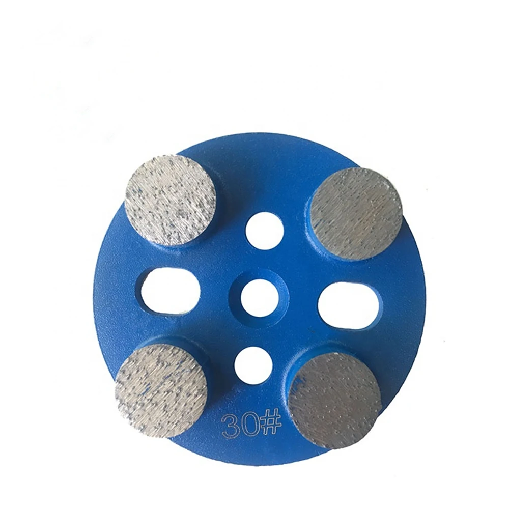 GD15 Abrasive Grinding Tools Diamond Grinding Wheel Concrete Polishing Disc with Roud Segments for Concrete Terrazzo Floor 12PCS