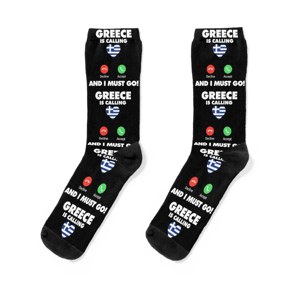 

Greece is Calling and I Must Go Socks anti-slip golf Lots new in's Boy Socks Women's