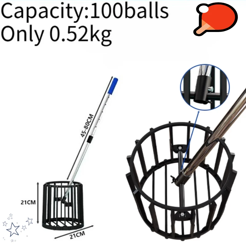 Obrázek kategorie: Kulatý kbelík na sběr míčků ping pong