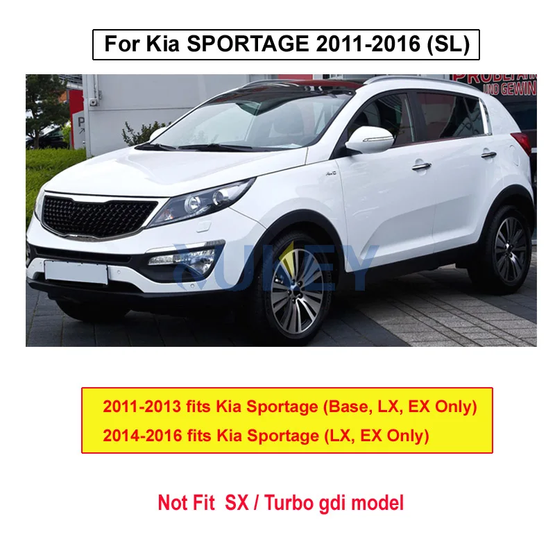 OE Styled Car Mud Flaps For Kia Sportage 2011-2016 Mudflaps Splash Guards Mud Flap Mudguards 2012 2013 2014 2015 Accessories