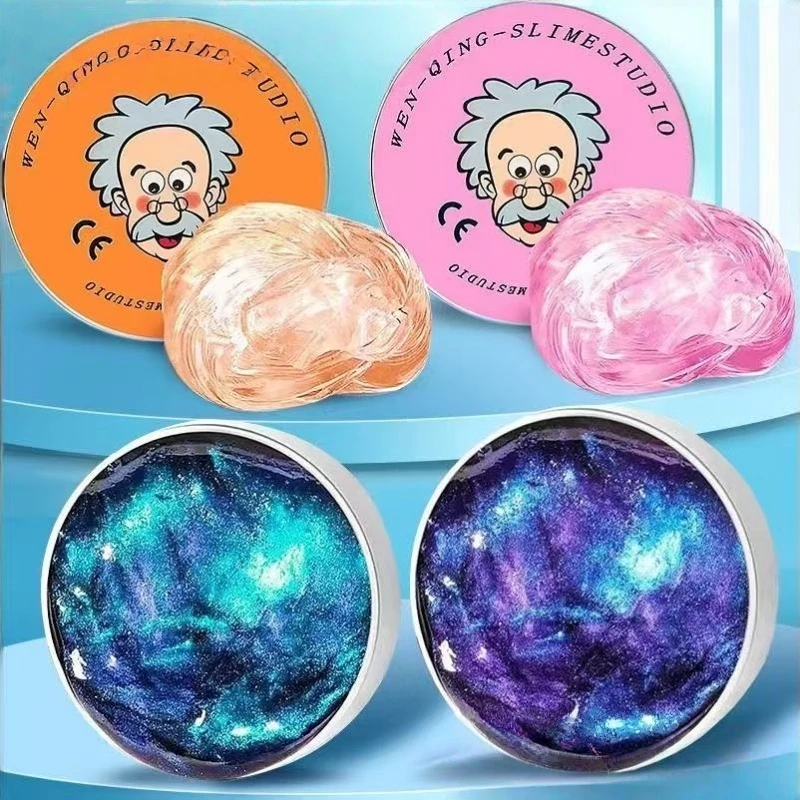 Juguetes Antiestrés, Masilla de Cristal Vibrante, Plastilina de Vidrio, Fluido No Newtoniano Reutilizable, Juguete para Niños, Regalo de Cumpleaños