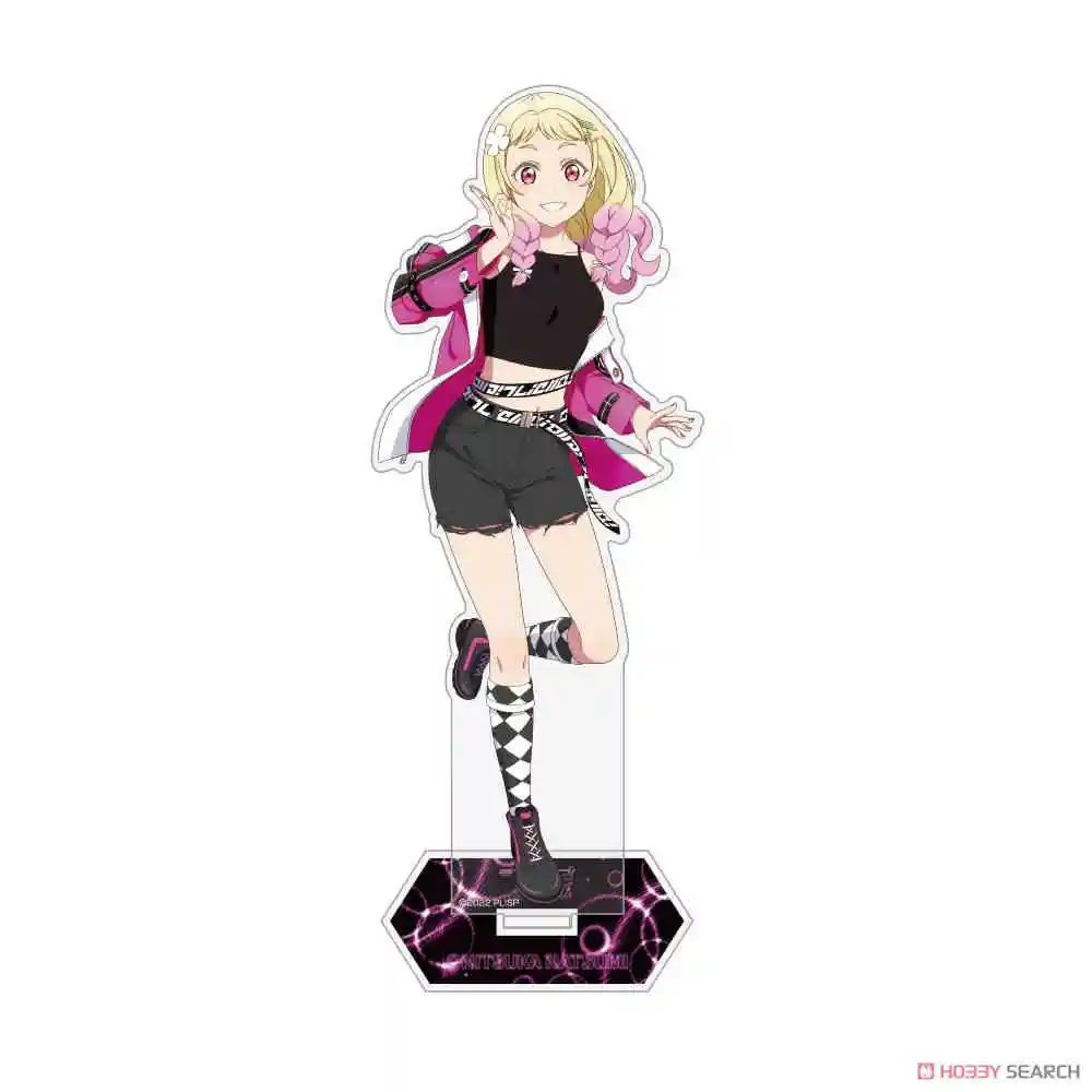 ¡Regalos para fanáticos del Anime! Superstar HD Figurel acrílico de pie Shibuya Kanon Tang Keke Arashi Chisato Series, alrededor de 15cm