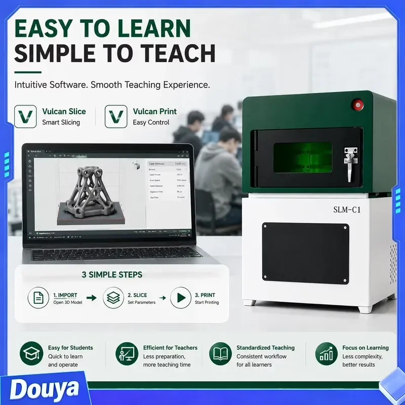 Compact SLM Metal 3D Printer for Universities Technical Colleges and Additive Manufacturing Training Centers - view 4