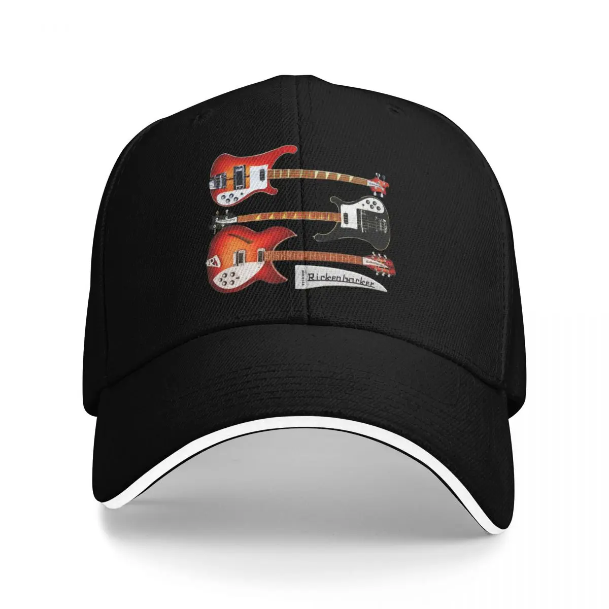 

Vintage Rickenbacker guitar and bass Baseball Cap Beach Brand Man cap Women's Hats 2025 Men's