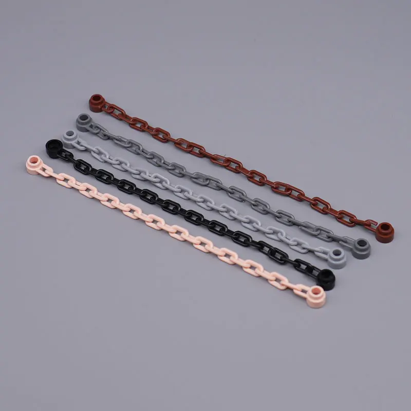 5 pçs corrente 1x16 comprimento bloco de construção acessórios moc modelo componentes montagem presentes diy brinquedos criativos