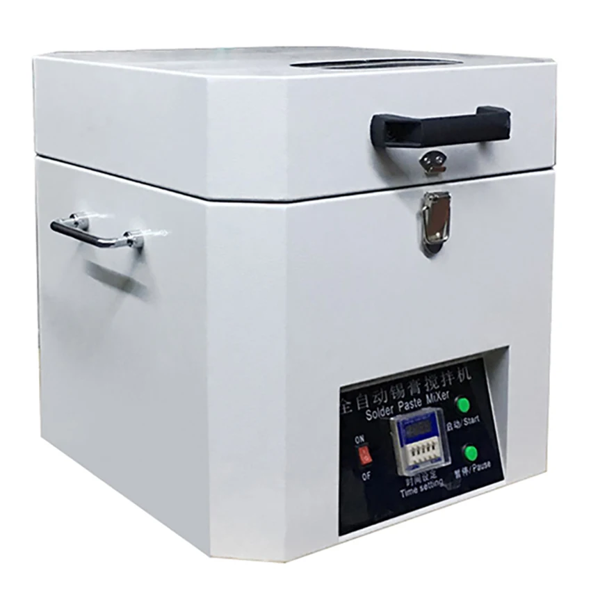 220V Automatic Solder Paste Mixer Tin Cream Mixer 500g for Repair Solder Station Speed Setting Mixer ZD-400