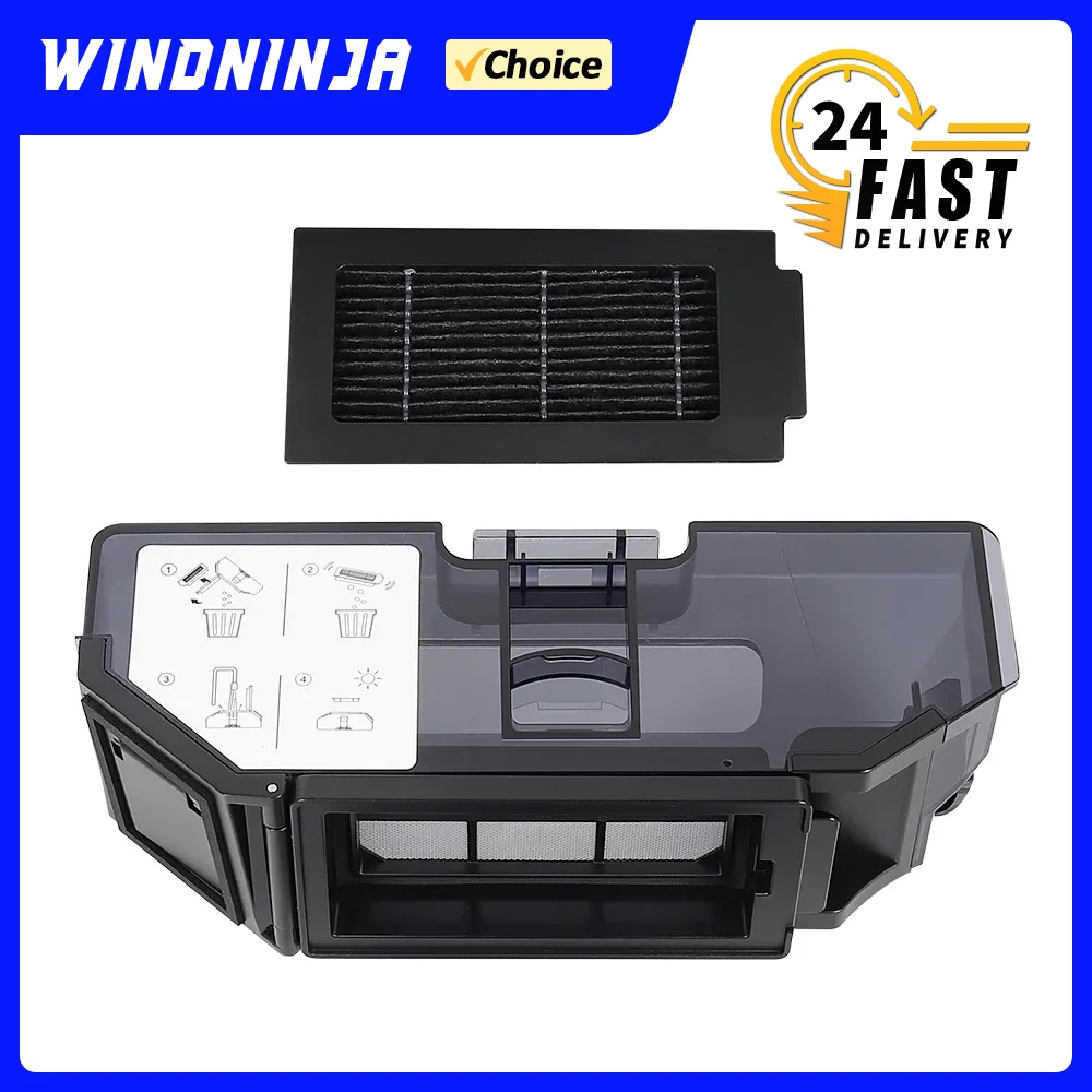 Versiegelter auslaufsicherer Staubsammelbehälter für Ecovacs Deebot T50 Pro/T50 Pro Omni/T50 Omni/T50 Max PRO OMNI Roboter-Staubsauger-Staubbox