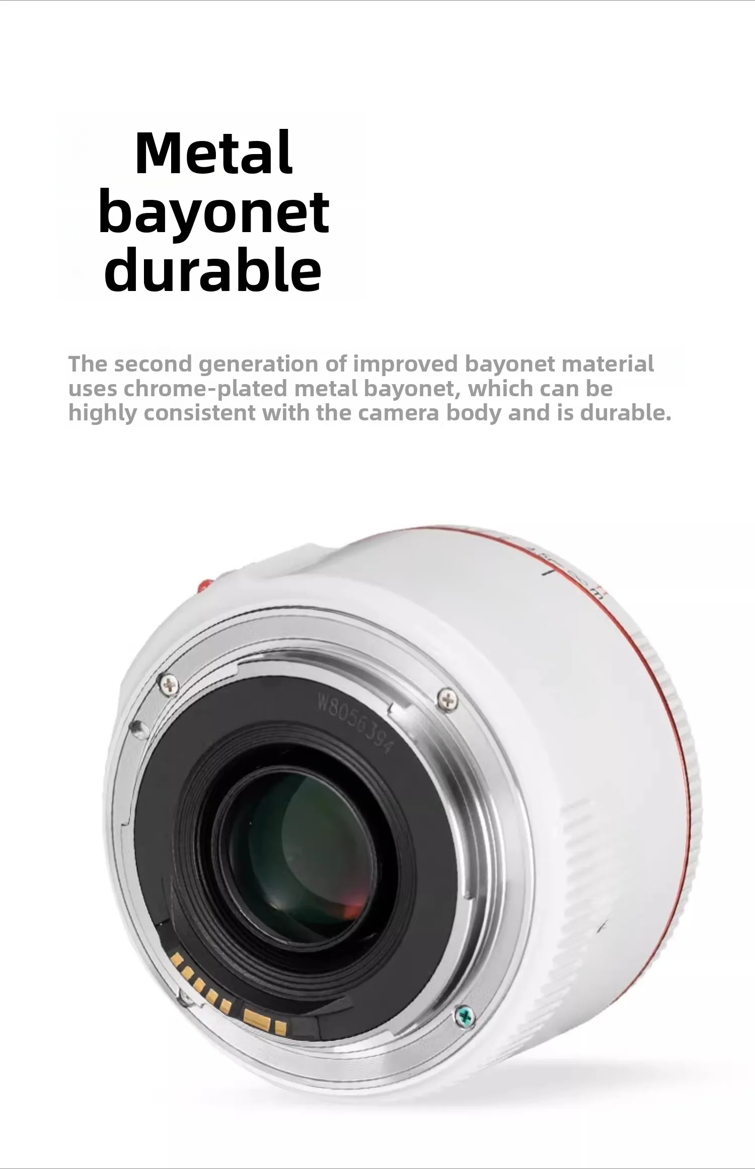 

For Yongnuo 50mm F1.8 Prime Lens Suitable for Canon, Sony E-port Nikon Large Aperture Portrait SLR