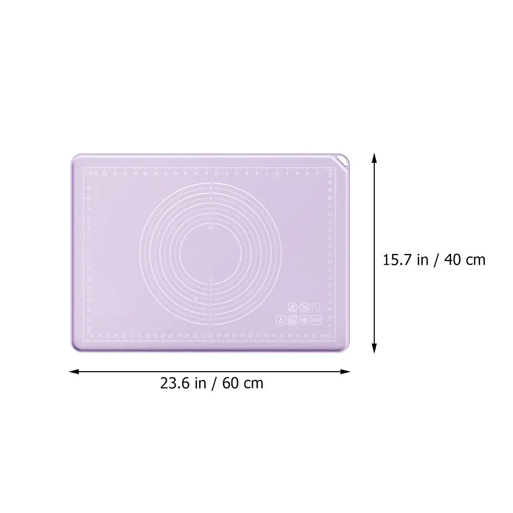 

Silicone Kneading Mat 20X30Cm Non-Skid Dough Rolling Pad For Baking Pastry Pizza Noodles Reusable Kitchen Countertop Mat