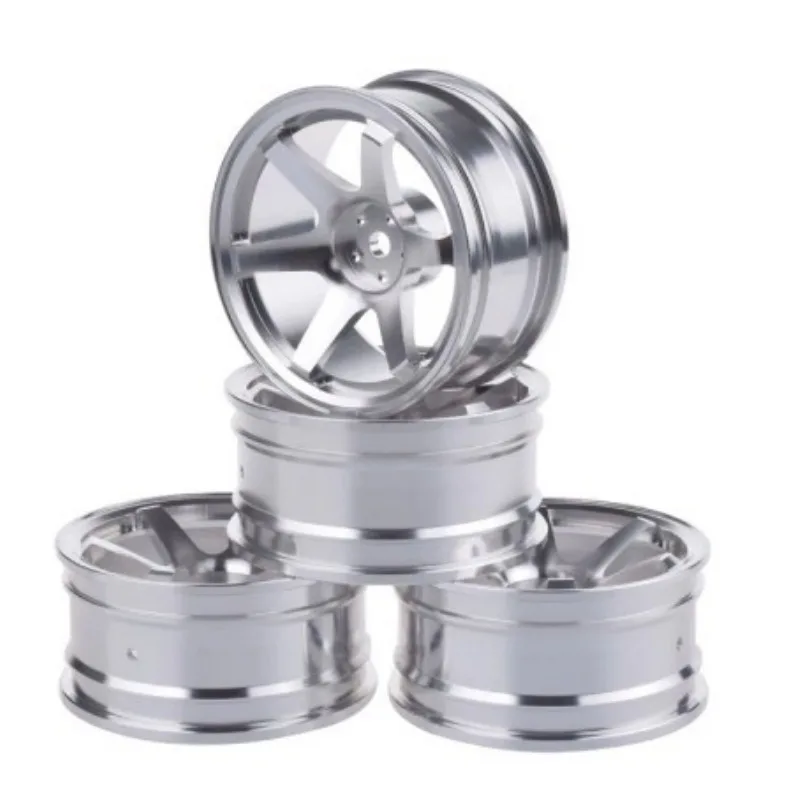 4pcs 52mm Metal Wheel Rim Hub For 1/10 Hsp 94123 Hpi Sakura Flat Running Drift Traxxas Hpi Axial Tamiya Xis Cs D4 Tt02 Yokomo