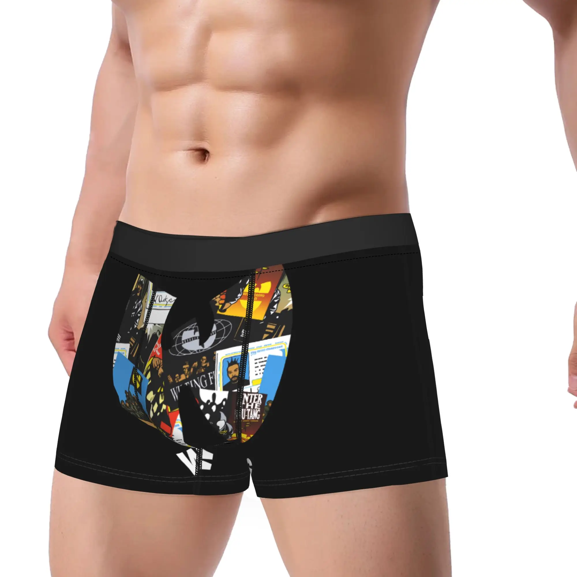 Wu Clan T–tangs Underwear  Men's Boxer Brief Novelty Boxershorts High Quality Custom Plus Size Panties