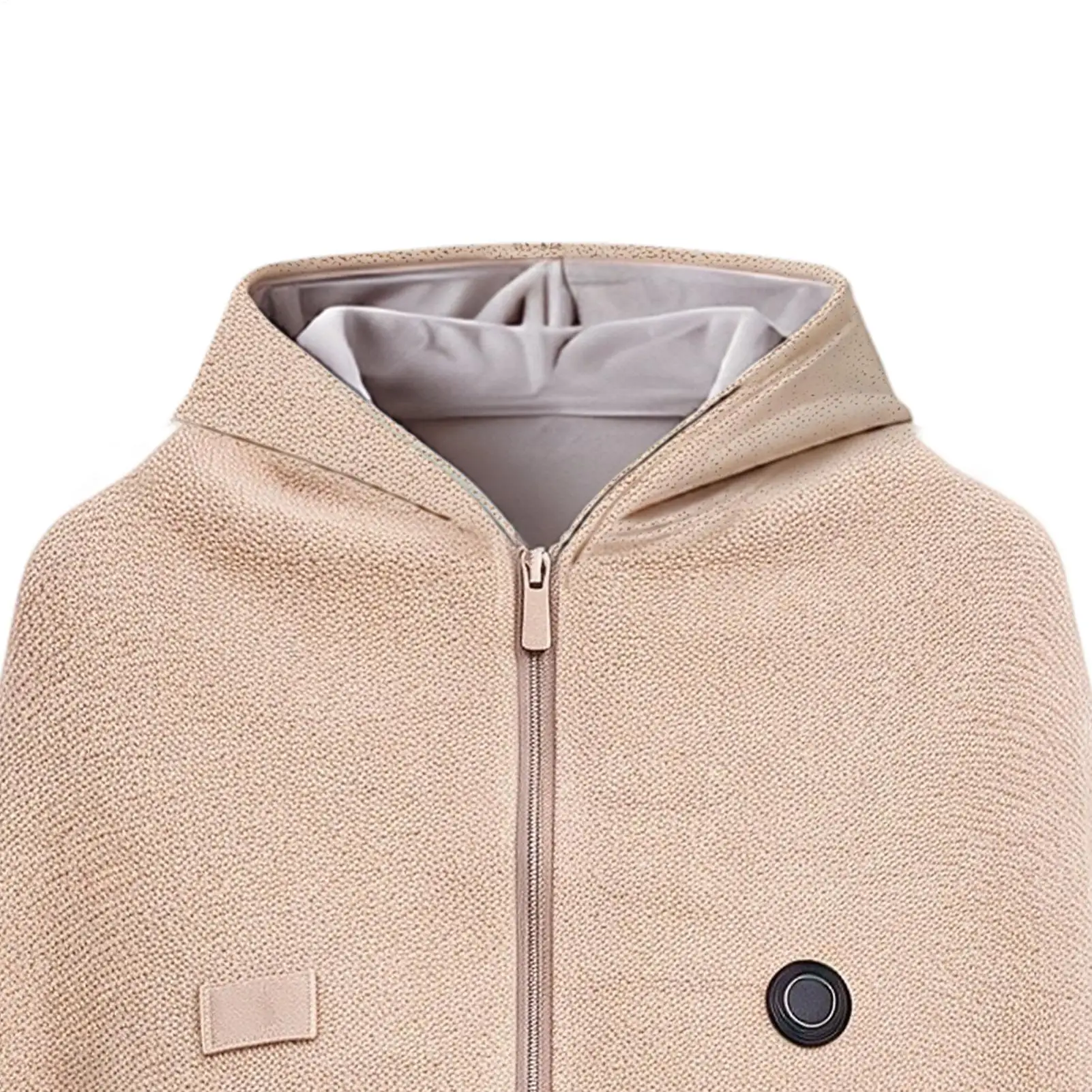 Heated Shawl Blanket With Hood Wearable Blanket With 3 Heating Levels USB Hooded Shawl Wrap For Winter Home Office Travel