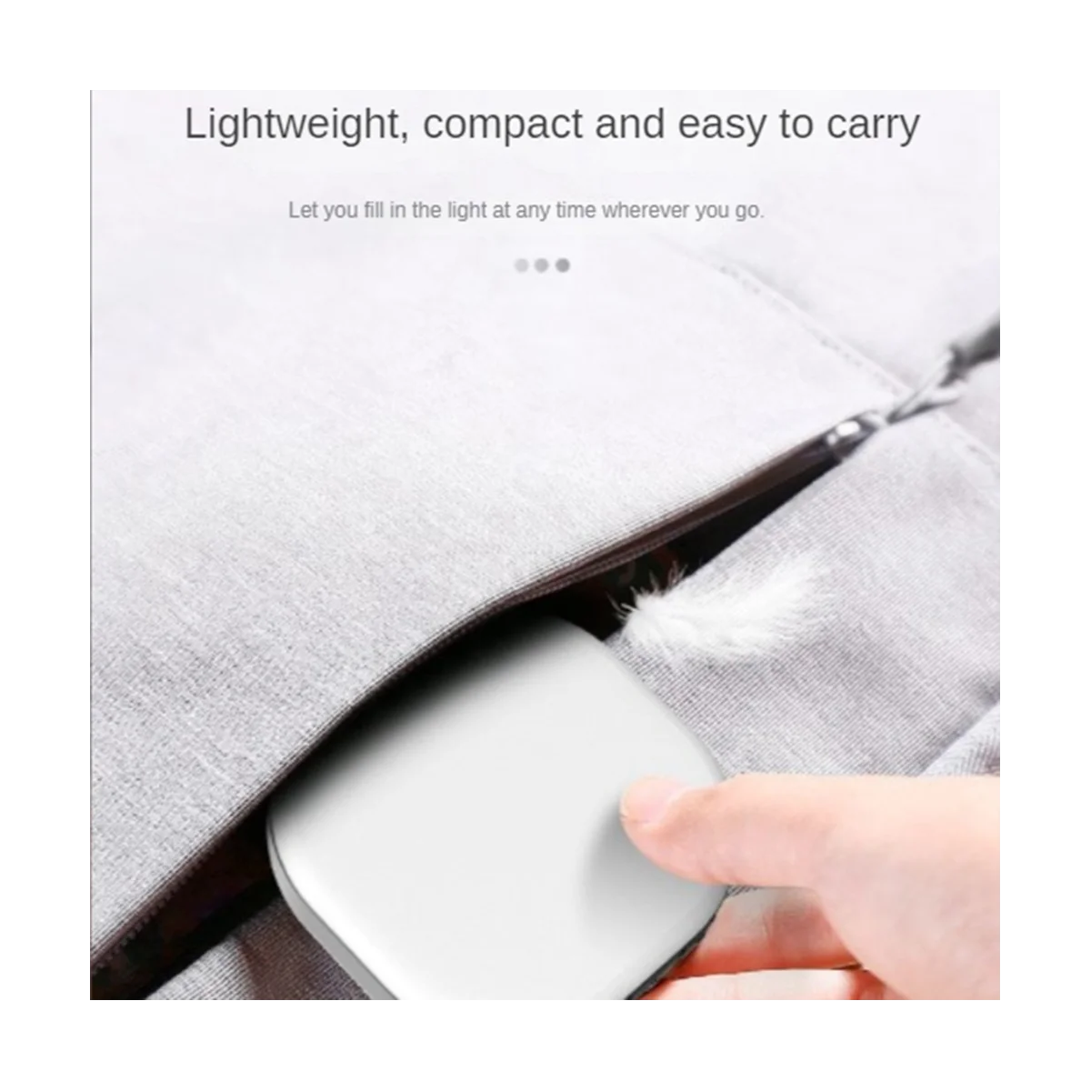 

LED Lamp Handheld Mini Selfie Light for Laptop Video Conference Mobile Phone Live Broadcast Fill Light Photography