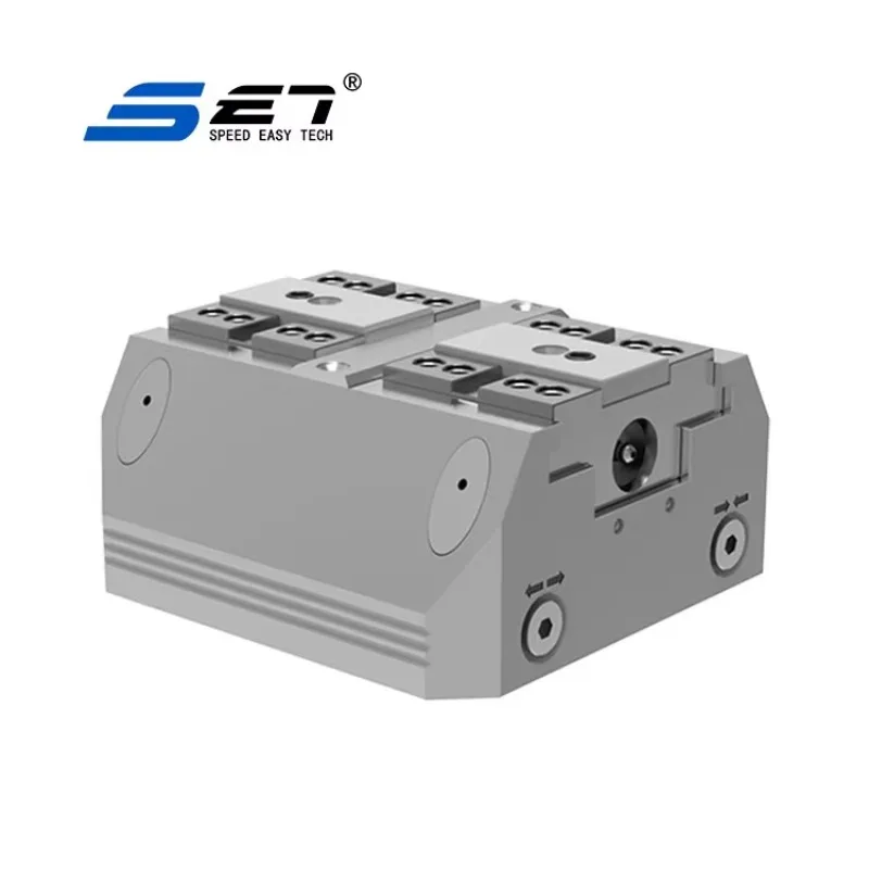 Durable Q140-T/C/Y/F Pneumatic Vise Quick Release Machining Bench Vise with Gear Core Components and Zero-point Systems