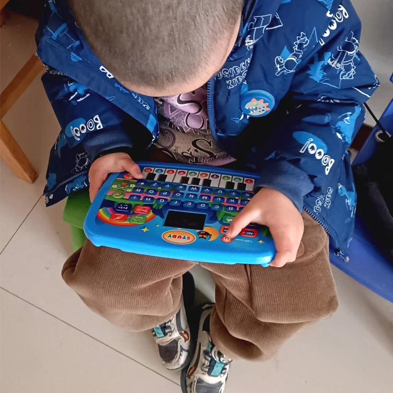 Jouet de tablette éducatif pour enfants de 3 ans et plus, apprentissage de la musique et des mathématiques, double le clavier électronique, cadeau d'anniversaire et de noël