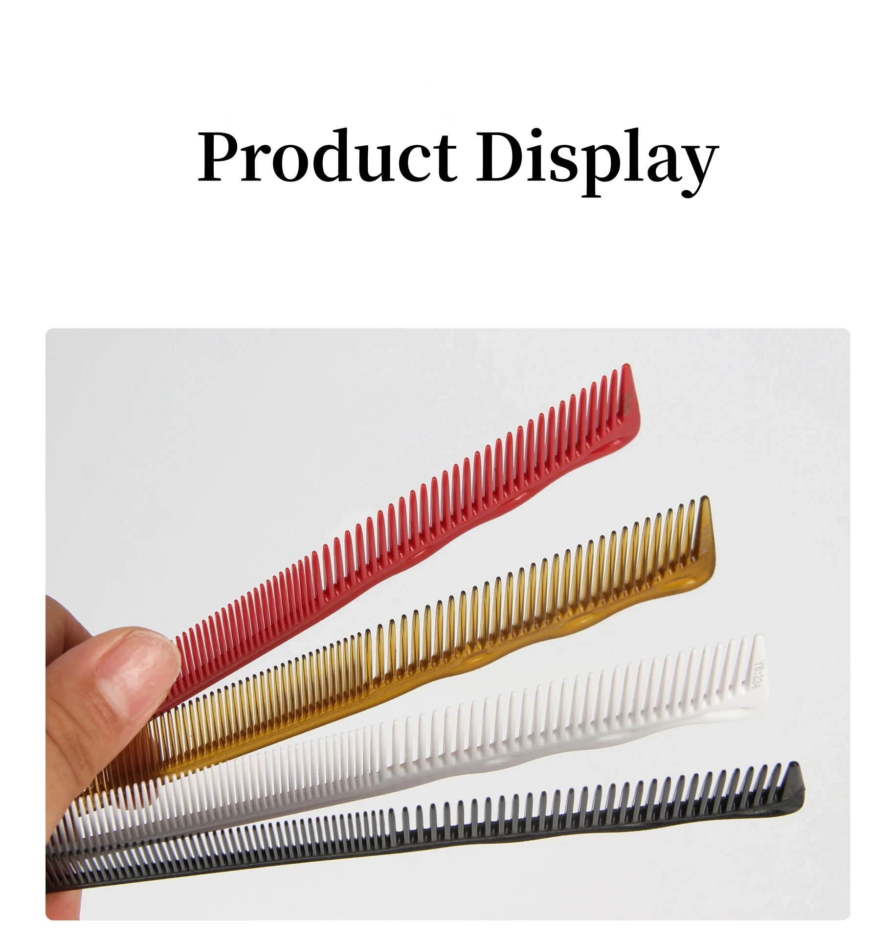 Haarschnitt Kamm Friseur Haar Trimmen Kämme Friseursalon Friseur Haare Schneiden Pinsel Professionelle Styling Werkzeuge Y0117 – Detail 5