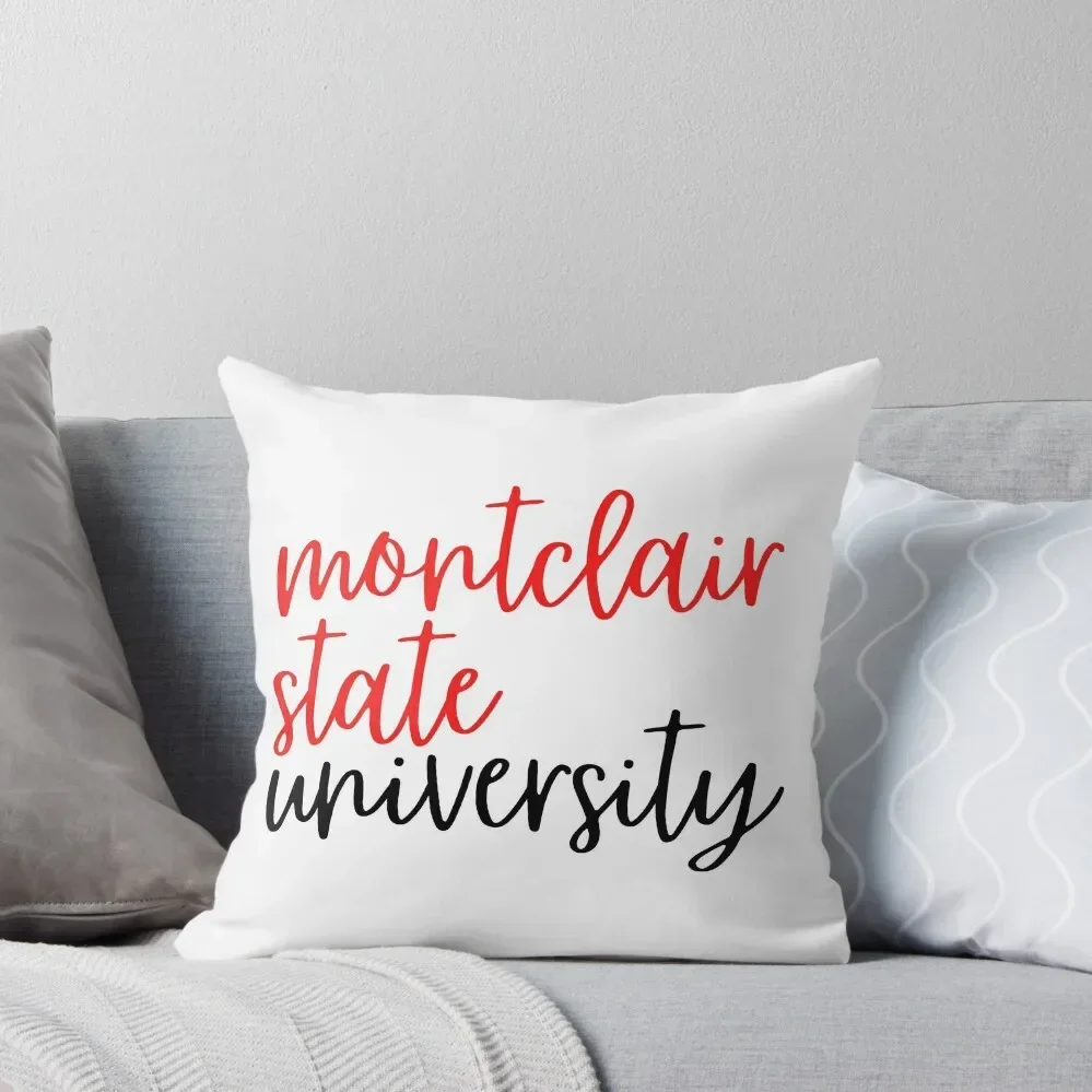 Montclair 주립대 스로우 베개 커버, 거실용 장식 커버, 고급 베개 케이스 Montclair 주립대 스로우 베개 커버, 거실용 장식 커버, 고급 베개 케이스