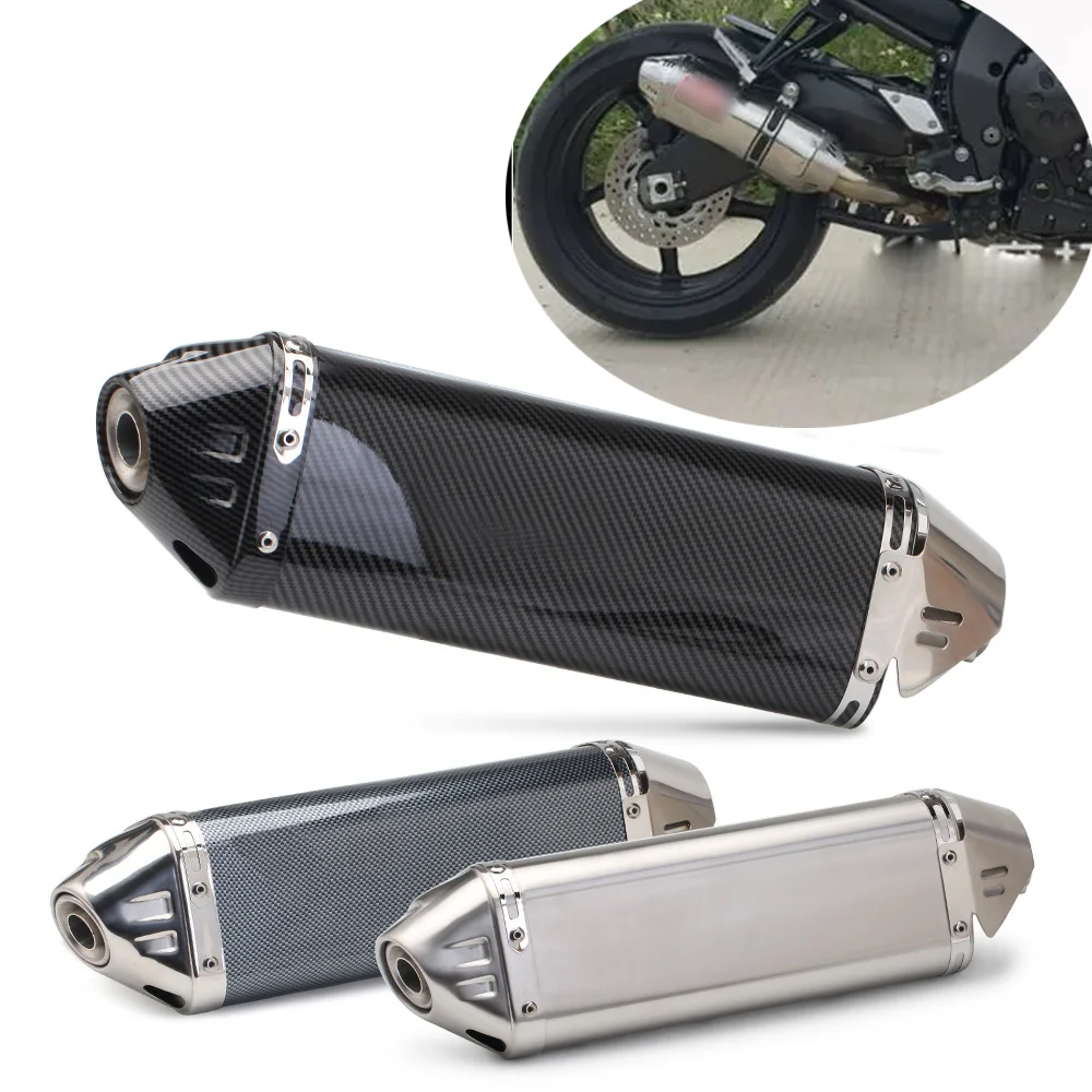 

51mm universal modified motorcycle exhaust pipe suitable for Kawasaki NINJA400 Z900MT07/MT03 R1/R3/R6 for Honda FZ300/CBR