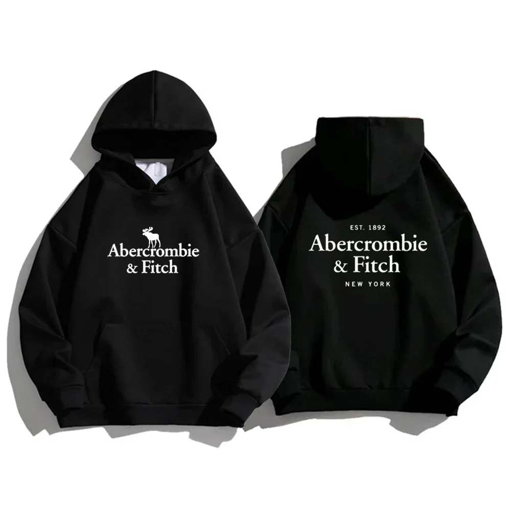 Luxury Premium Women's Hoodie Abercrombie Brand Sweatshirt Hooddy Harajuku Letter Printed Cotton Plus Size Women's Sweater