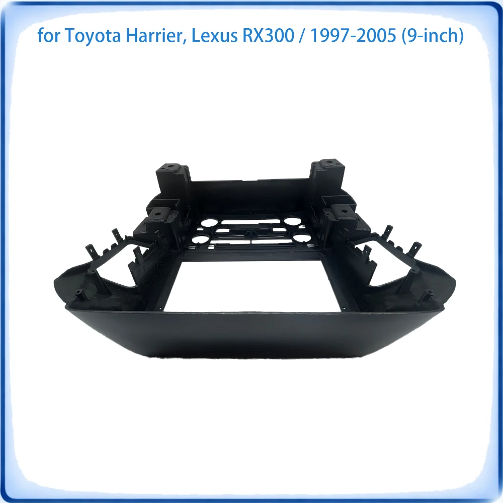 Car Radio Fascia Frame For Toyota Harrier & Lexus RX300 1997-2005 9 inch Stereo Panel Wiring Harness Power Cable
