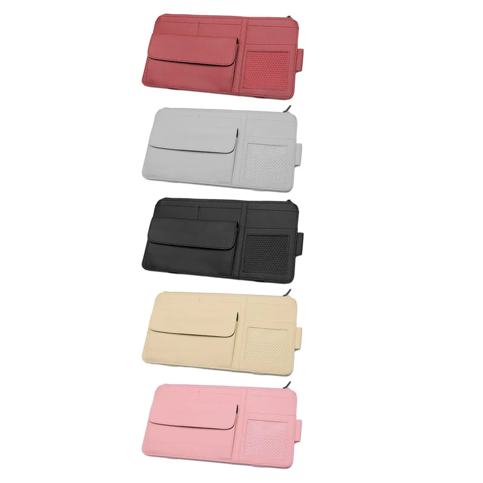 Car Visor Organizer Automobile Card Holder for Document Pens Men Women