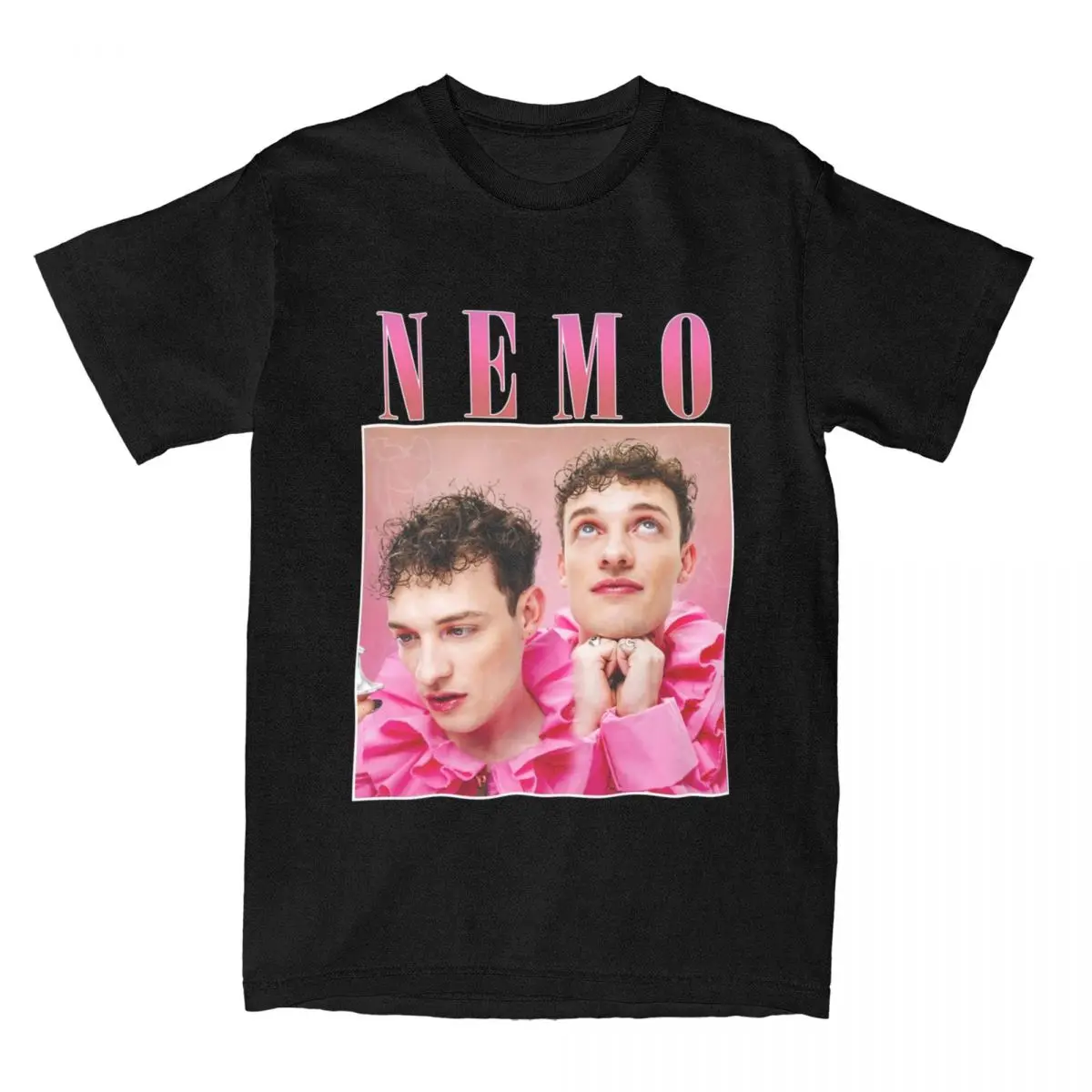 Футболка мужская хлопковая с круглым вырезом, коротким рукавом и круглым вырезом