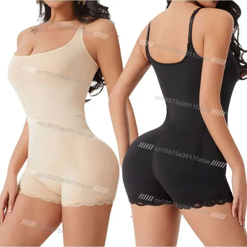 

Shapewear Bodysuit Fake Butt with 4 Pads Waist Trainer Tummy Control Lifting Buttocks