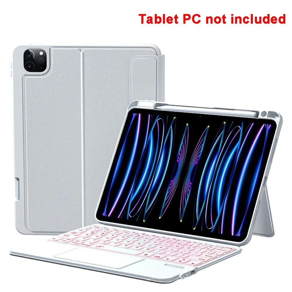 

Магнитный защитный чехол-клавиатура из кожи для планшетов iPad Air 4/5/6/7, iPad 10-го/11-го поколений