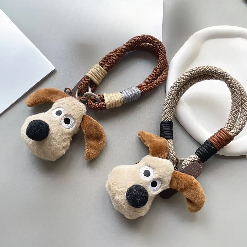 Wallace&Gromit animation peripheral creative niche design mobile phone hanging chain student school bag decoration pendant gift