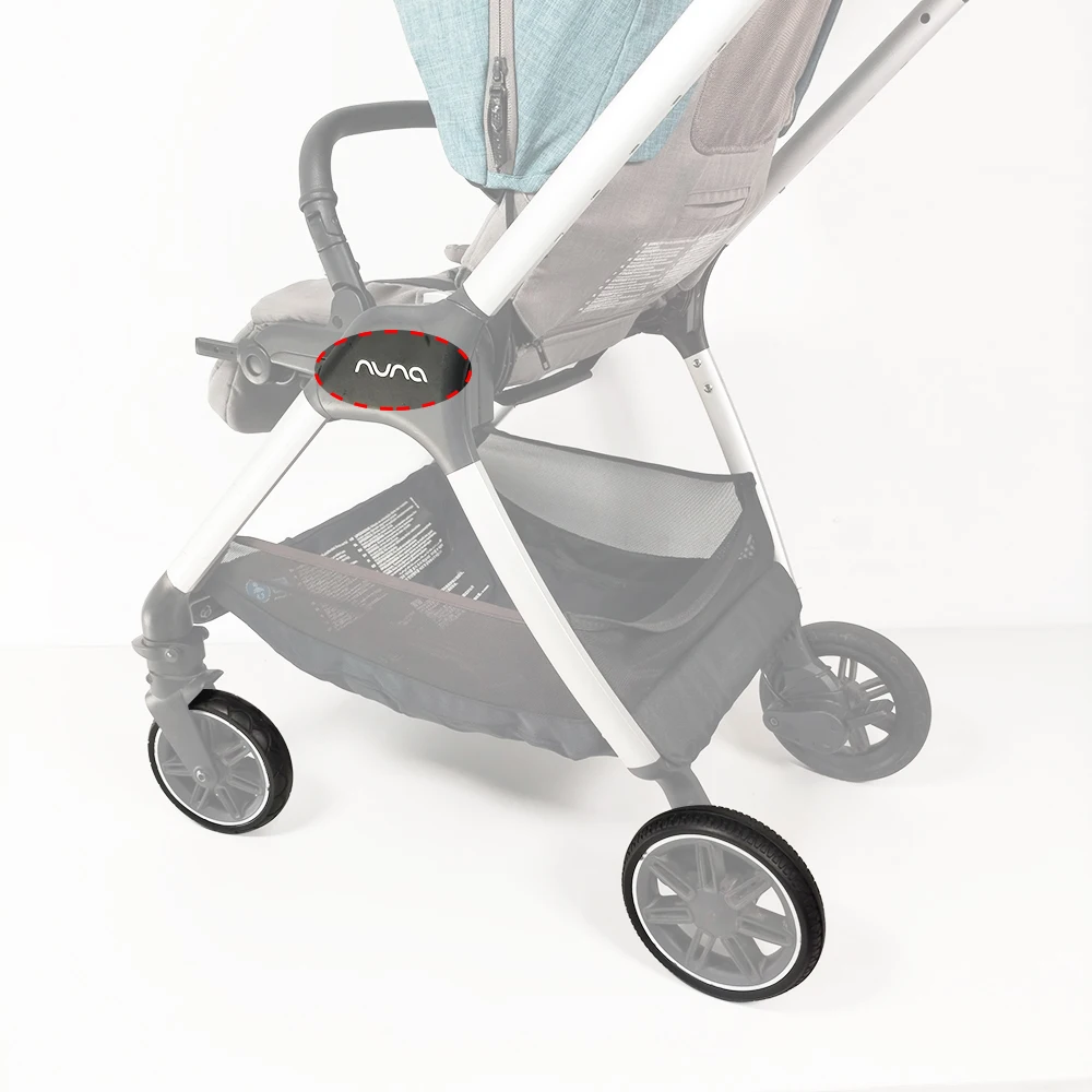 

Buggy Tire Custom For Nuna Triv Front Or Rear Wheel PU Tubeless Tyre Cover With Tread DIY Compatible Baby Stroller Accessories
