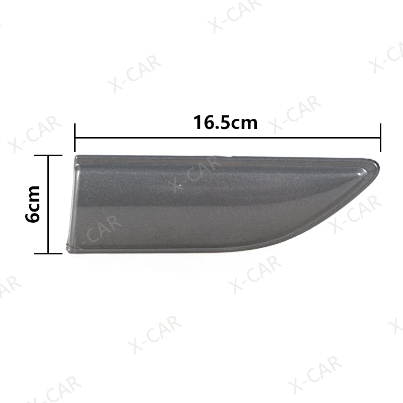سيارة الباب الأمامي درابزين الجانب مصبغة ورقة لوحة منفذ الهواء صب غطاء الكسوة قطاع لاند روفر رينج روفر إيفوك 2011-2019 #6
