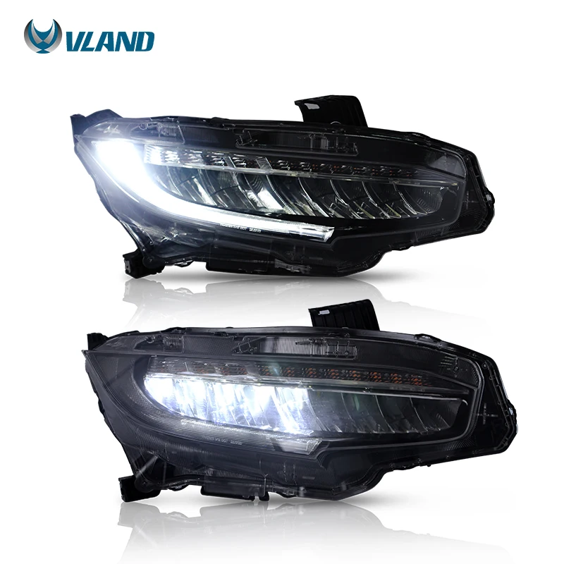 Vland Factory Wholesale LED Headlight for 2016-up Car Auto Part Head Lamp Accessories Lighting Sequential