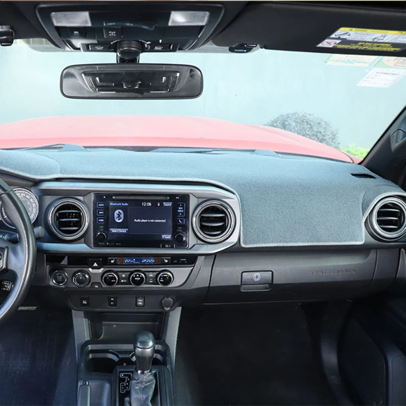 

Car Decoration Dashboard Light-proof Pad Center Console Storage Pad Interior Car Accessories For Toyota Tacoma 16-21