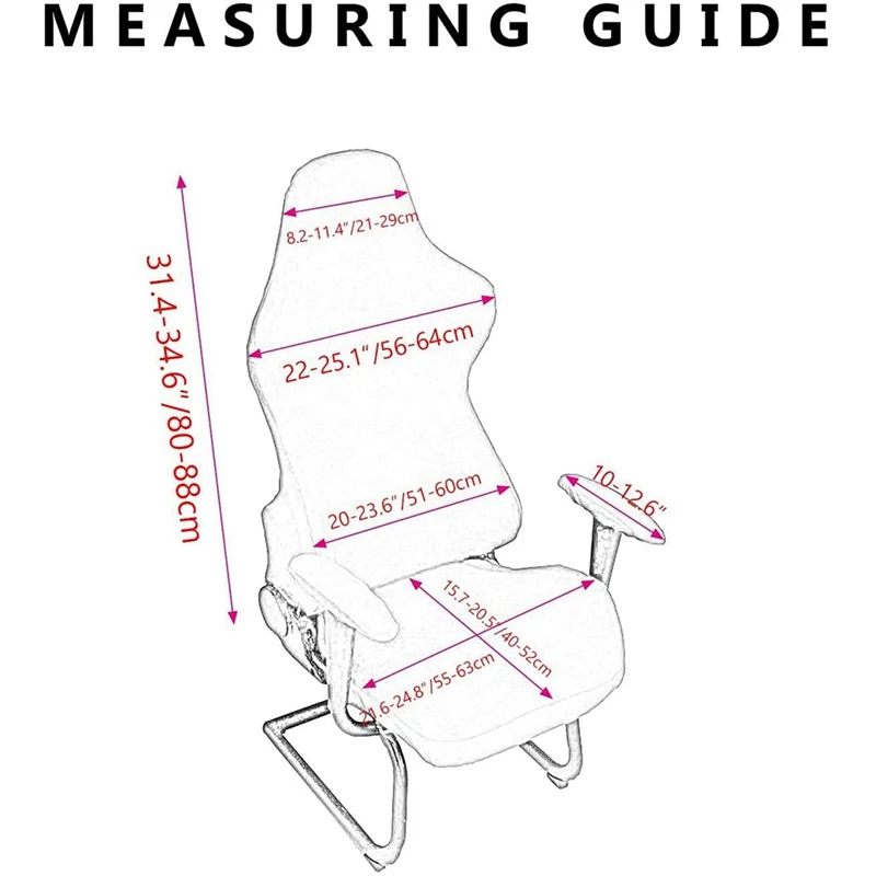 New Elastic Electric Gaming Chair Covers Household Office Internet Cafe Rotating Armrest Stretch Chair Cases