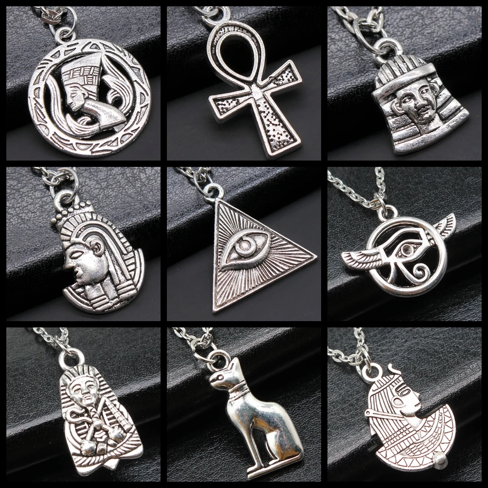 Ancient Egyptian God Of Death Anubis Charm Pendant Necklace Creativity Retro Exquisite Fashion Party Jewelry Accessories Gift