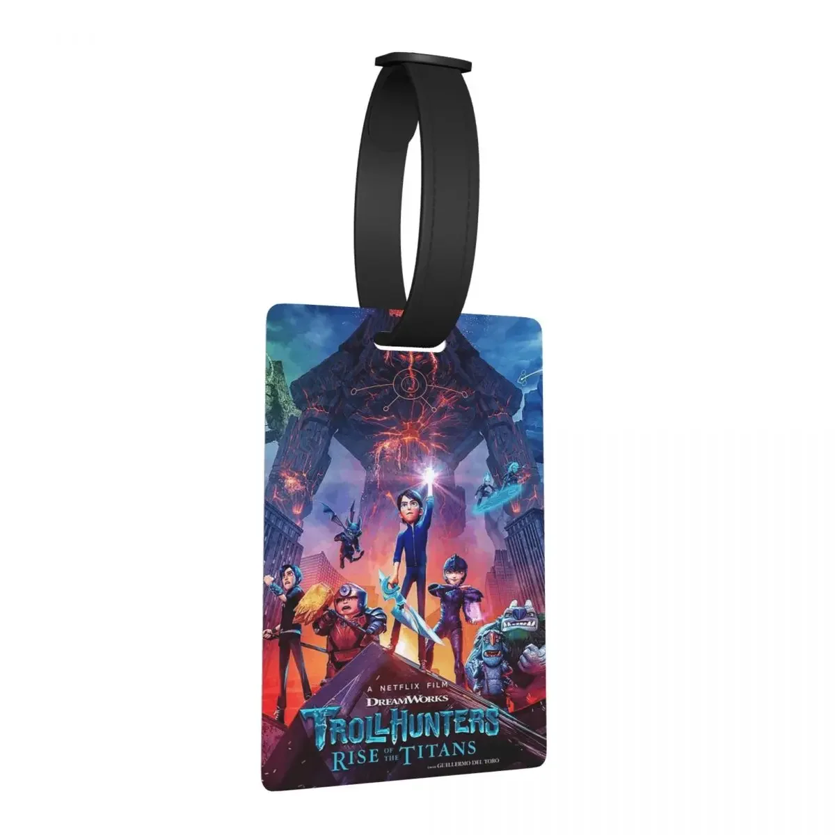 

Багажные бирки с мультяшными троллями, аксессуары для чемодана, милый багаж, посадочная бирка, держатель этикетки, идентификационное имя, адрес