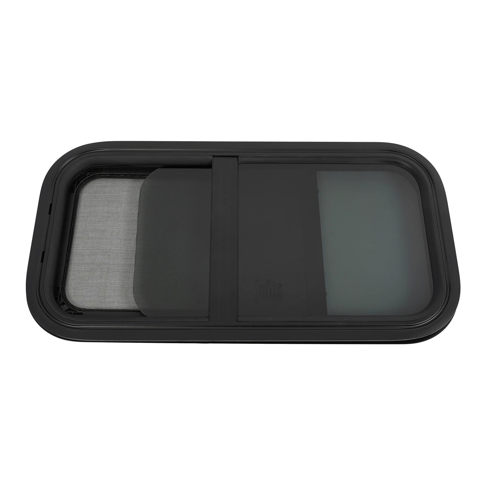 2 Buah Jendela Geser Vertikal RV Kaca Tempered 12*24in/30*24in Jendela Geser Vertikal untuk RV Camper Motorhome Jendela Sash