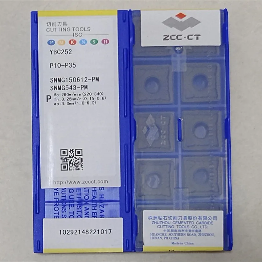 

SNMG150612-PM YBC252/SNMG150612-PM YBC251/SNMG150612-PM YBC351/SNMG150612 YBC251 ZCC.CT CNC carbide inserts turning inserts