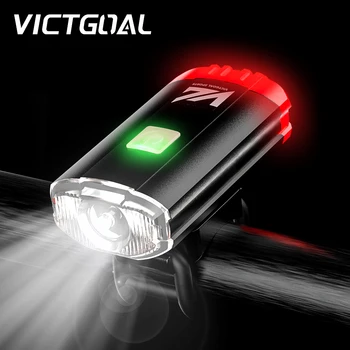 VICTGOAL 자전거 조명등 LED 손전등 USB 전미등 산악 헤드라이트 산악 전기 자전거 후미등 자전거 부품 