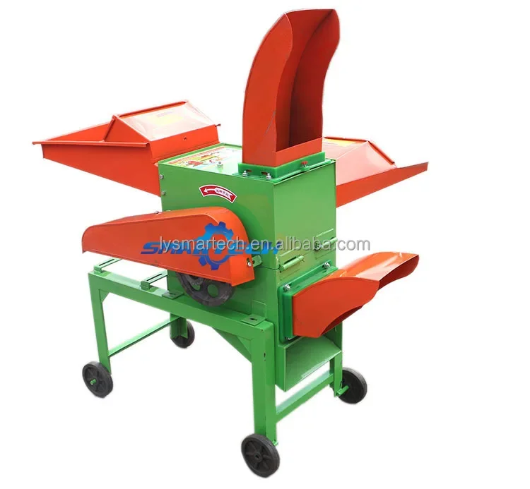 Multifunctional Manual Agriculture Farm Household Animal Feeding Straw Crusher Chaff Cutter Shredder Machine For Maize Crop