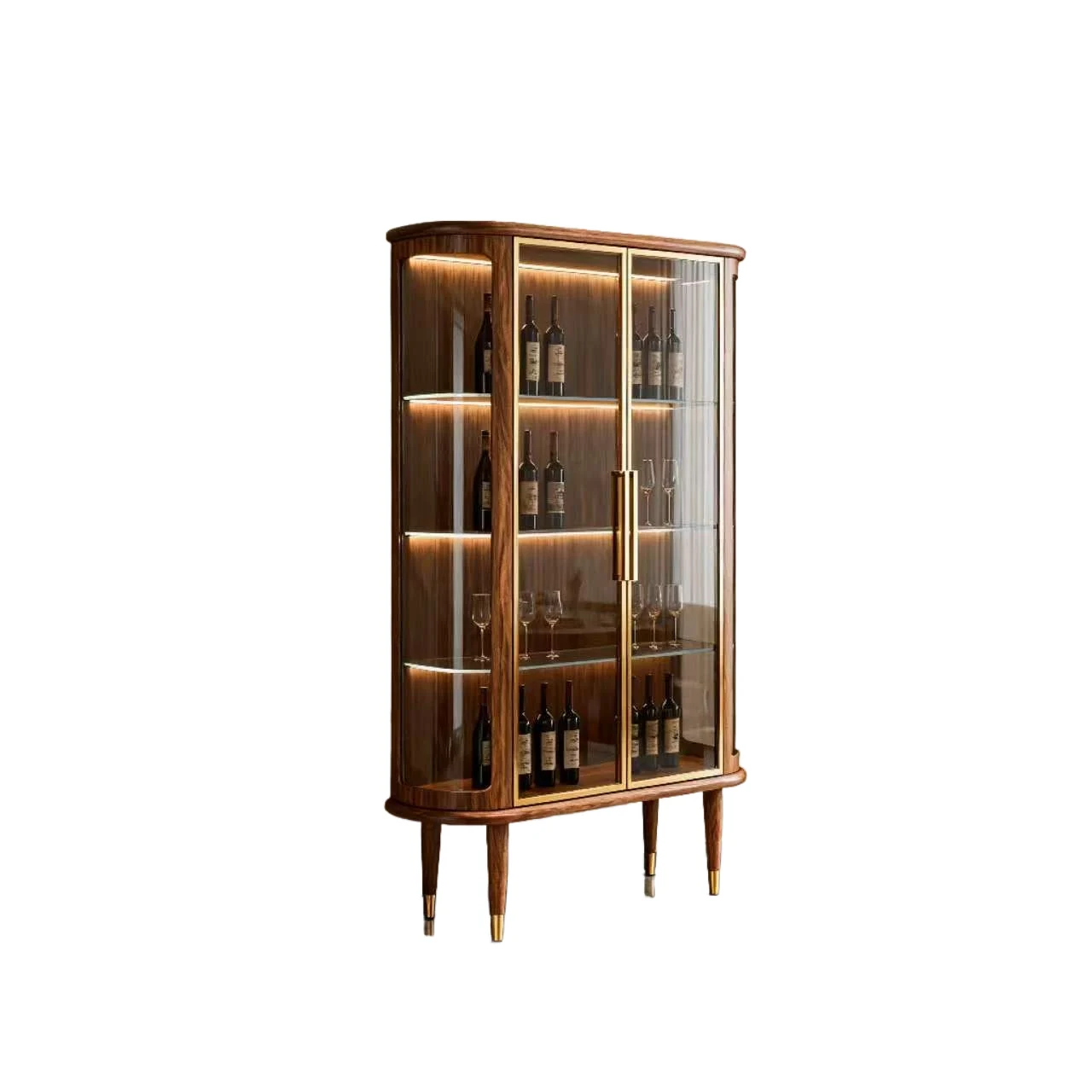 

Винный шкаф из черного ореха, элитный минималистичный светлый роскошный итальянский дом из массива дерева, современный шкаф для гостиной с двойной дверью