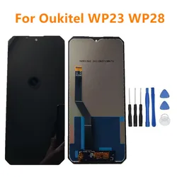 New Original For Oukitel WP23 WP28 Cell Phone LCD Display Screen Digitizer Assembly Touch Panel Glass Repair Replacement Parts