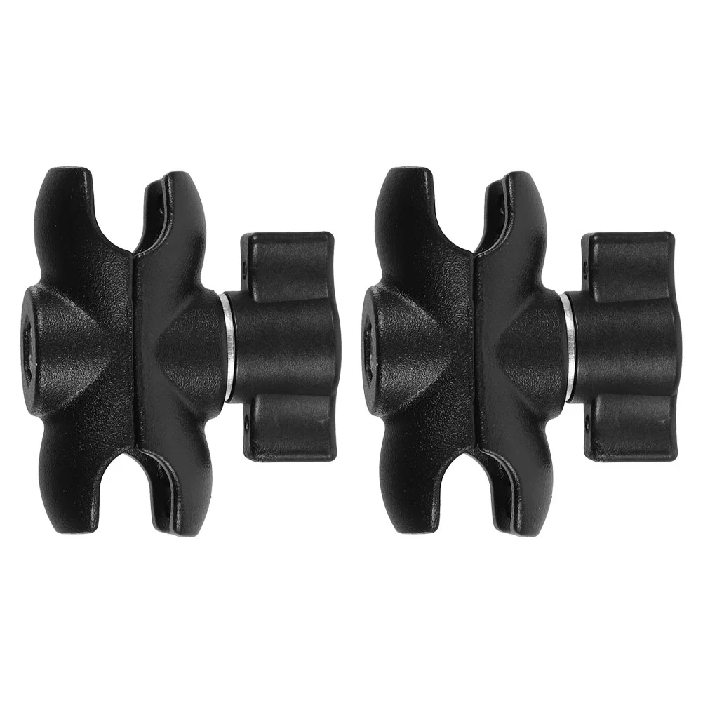 2 Pcs Ball Joint Universal Head Connecting Rod Camera Extension Arm Motorcycle Bracket for Car Aluminum Alloy Holder